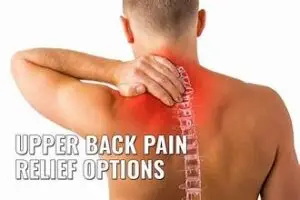This image shows the region affected upper back pain.