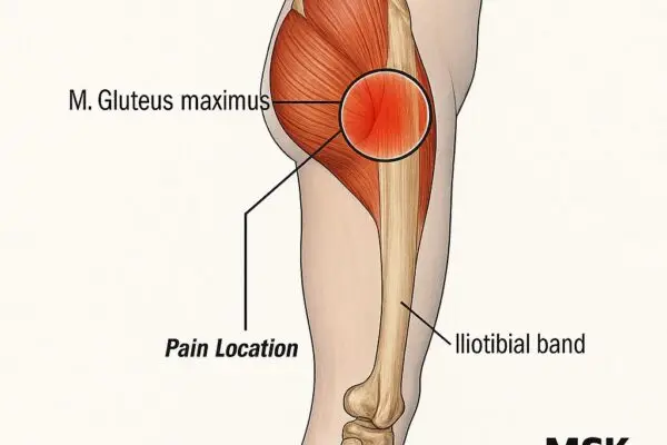 Gluteal Tendinopathy (Lateral Hip Pain): Causes, Symptoms & Rehabilitation medical illustration showing gluteal tendinmedical illustration showing gluteal tendinopathy (lateral hip pain) anatomyopathy (lateral hip pain) anatomy
