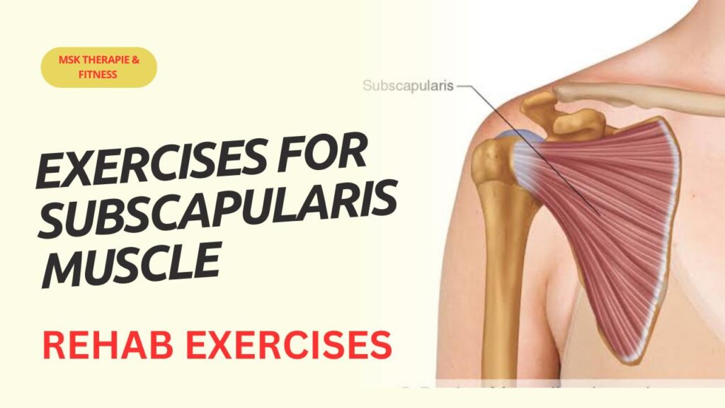exercises for subscapularis muscle with resistance band.